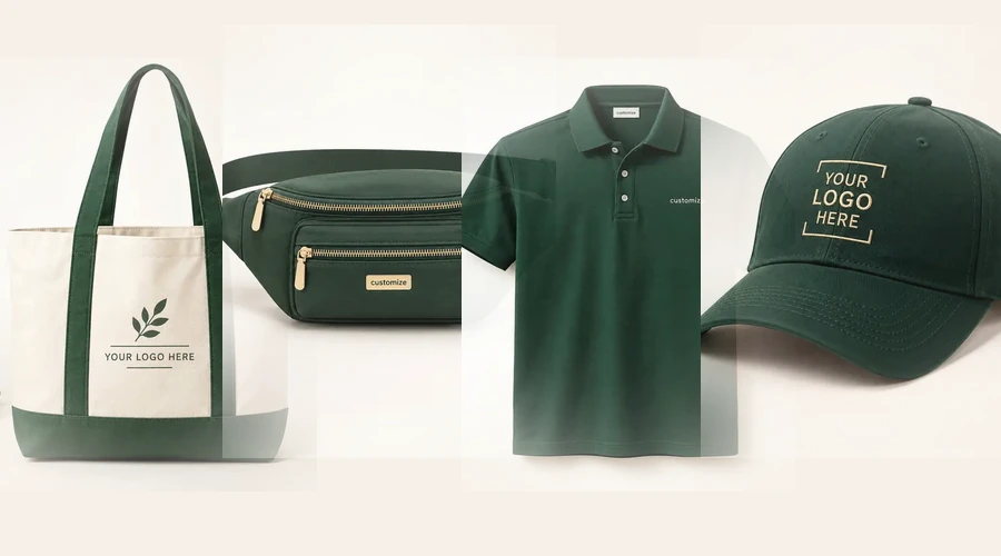 Multiple customized products in the Clothing & Bags category