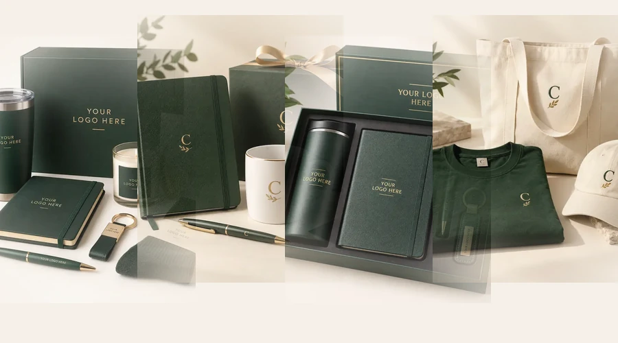 Multiple customized products in the Corporate Gifts category