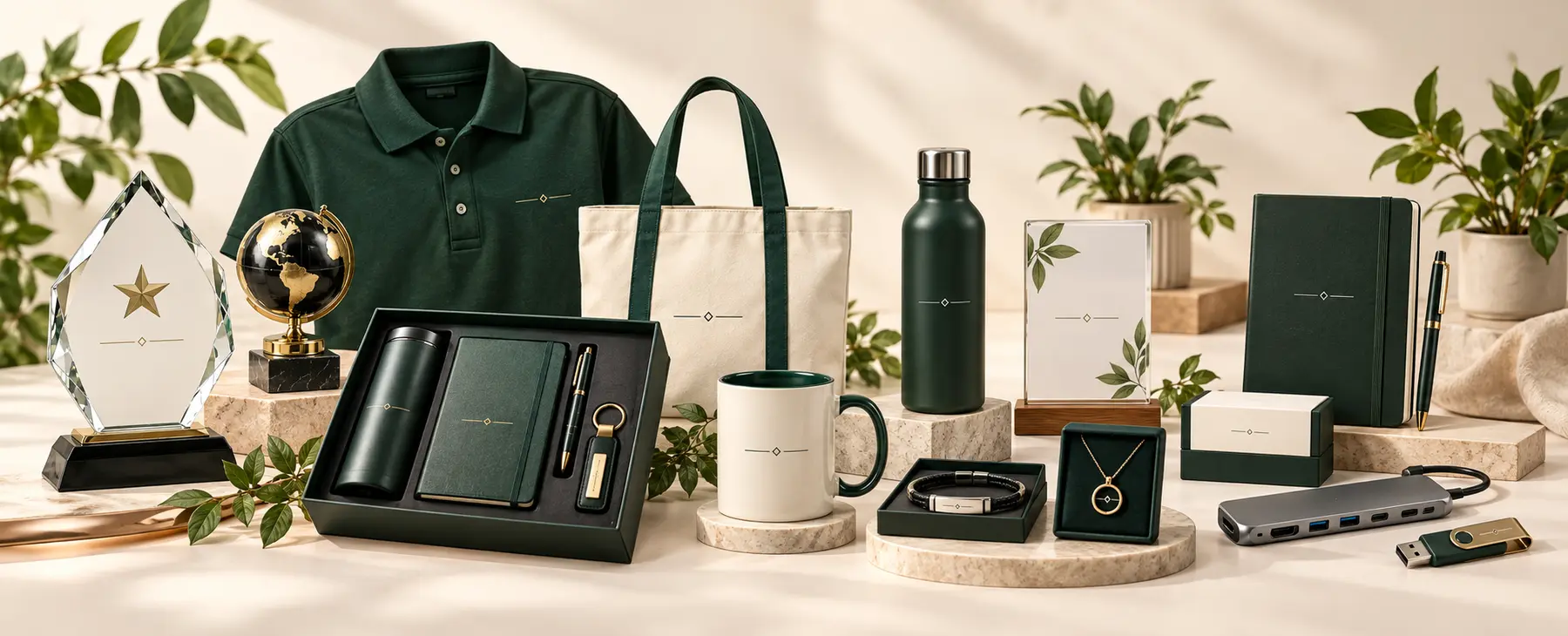 Customized awards, corporate gifts, apparel, drinkware and bags