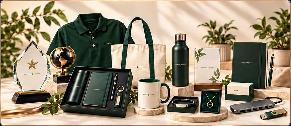Customized awards, corporate gifts, apparel, drinkware and bags