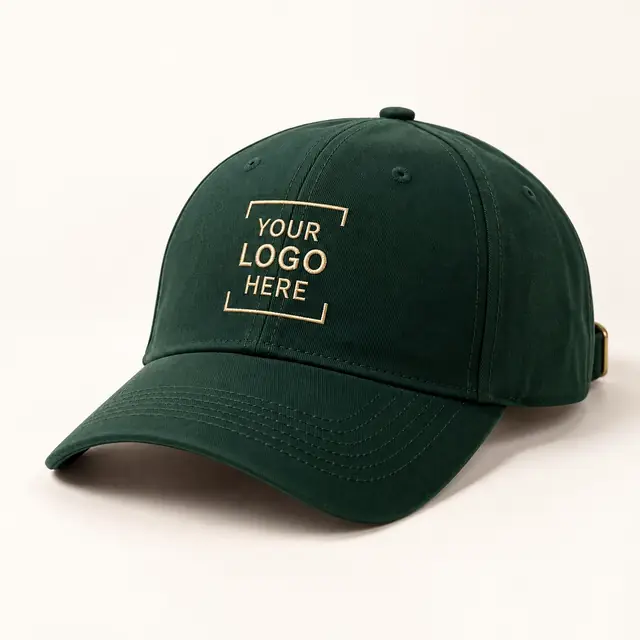Custom Forest Green Baseball Cap