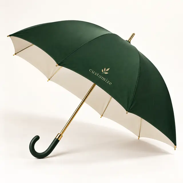 Custom Forest Green Umbrella