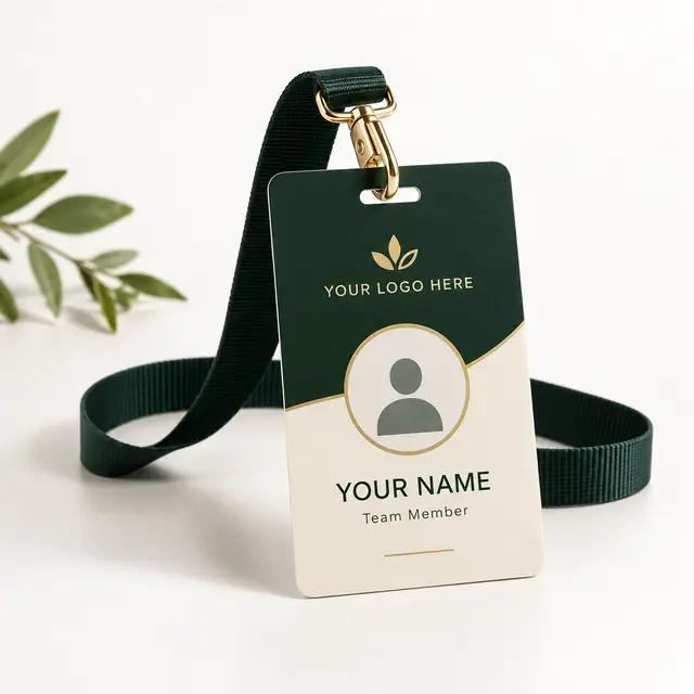 Custom ID card product mockup
