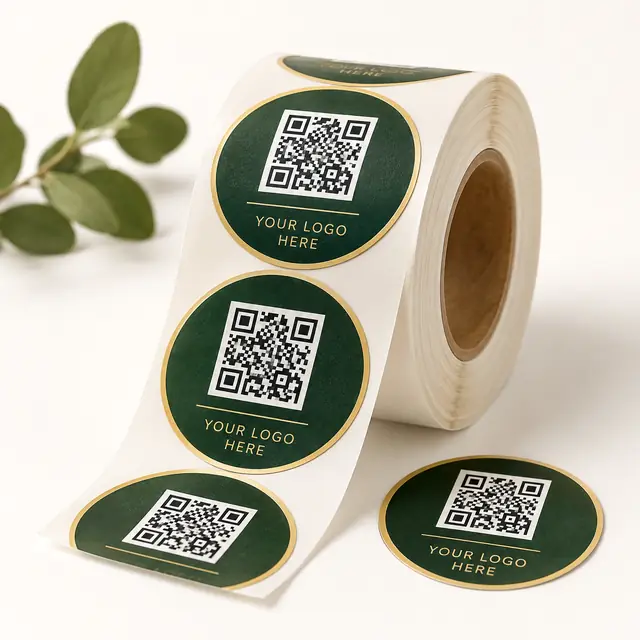 Custom QR code stickers