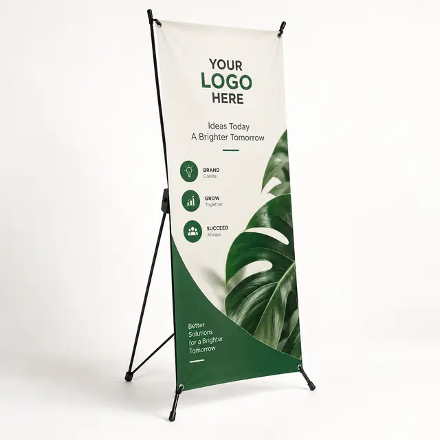 Custom X-Banner Stand Display