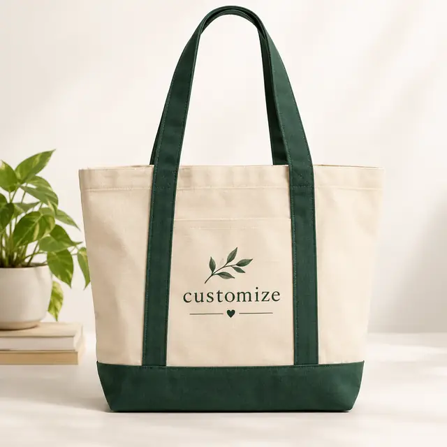 Customizable Canvas Tote Bag