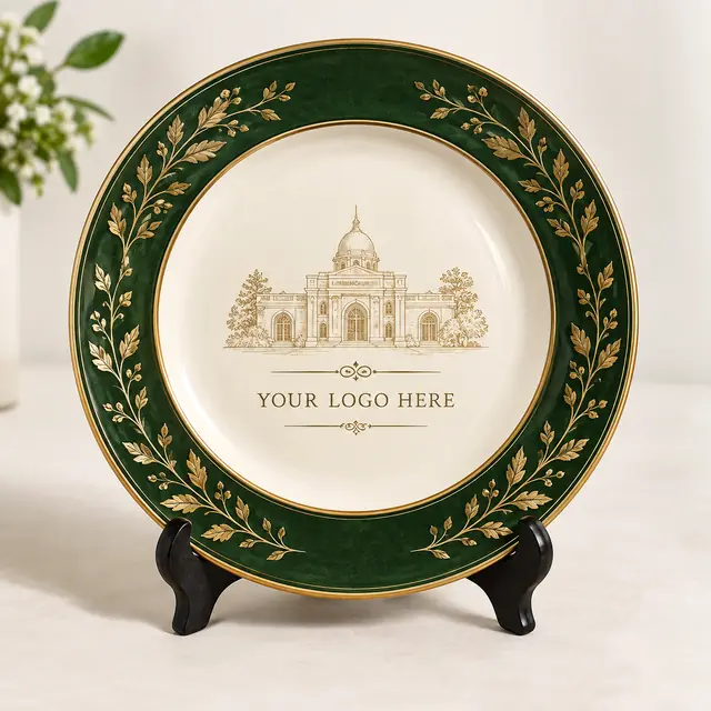 Elegant Commemorative Plate Set