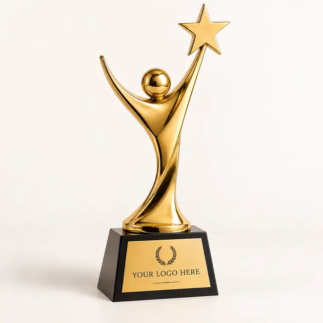 Elegant Custom Figurine Trophy