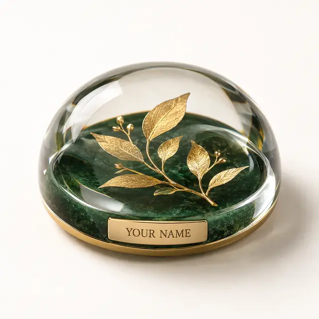 Elegant customized paperweight