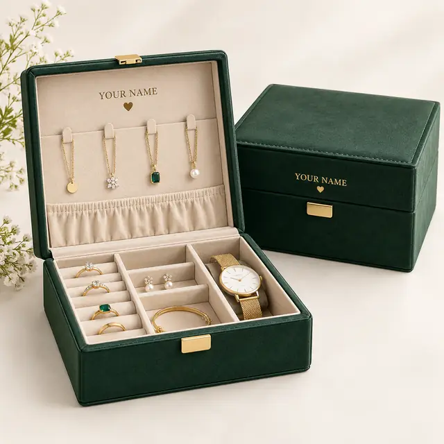 Elegant Personalized Jewelry Box