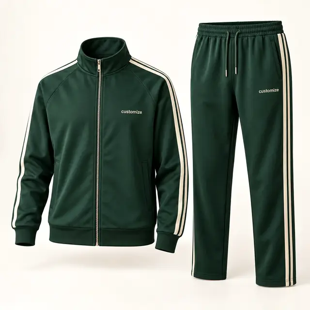 Forest Green Custom Tracksuit Set