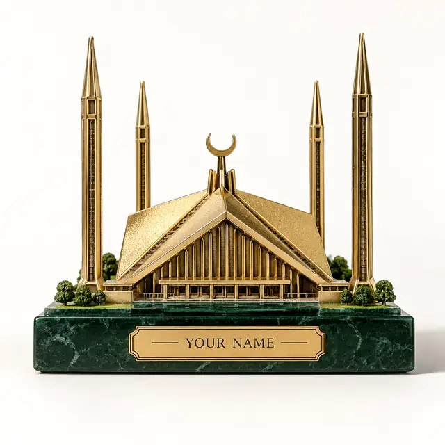 Miniature landmark souvenir set