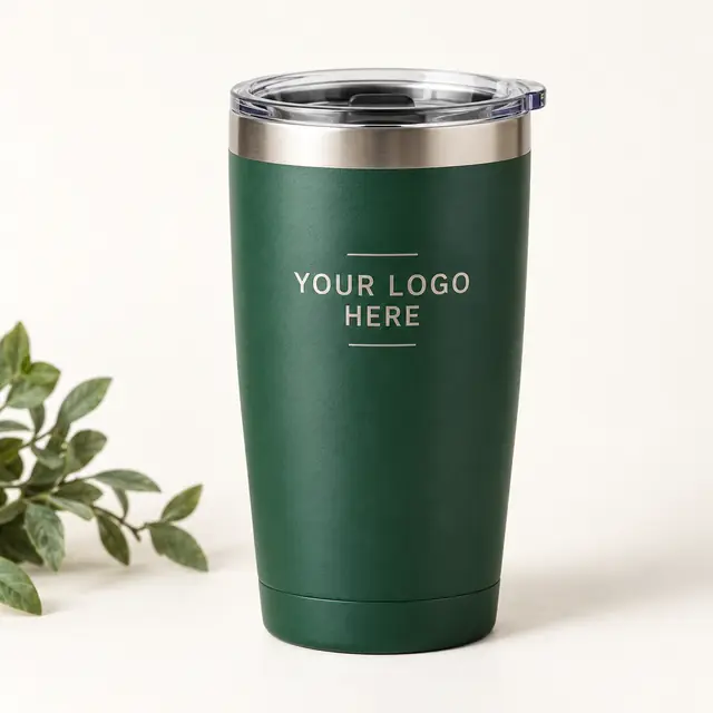 Personalized insulated tumbler product mockup