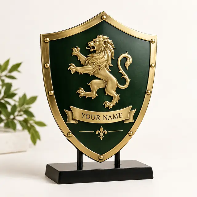 Polished custom metal shield