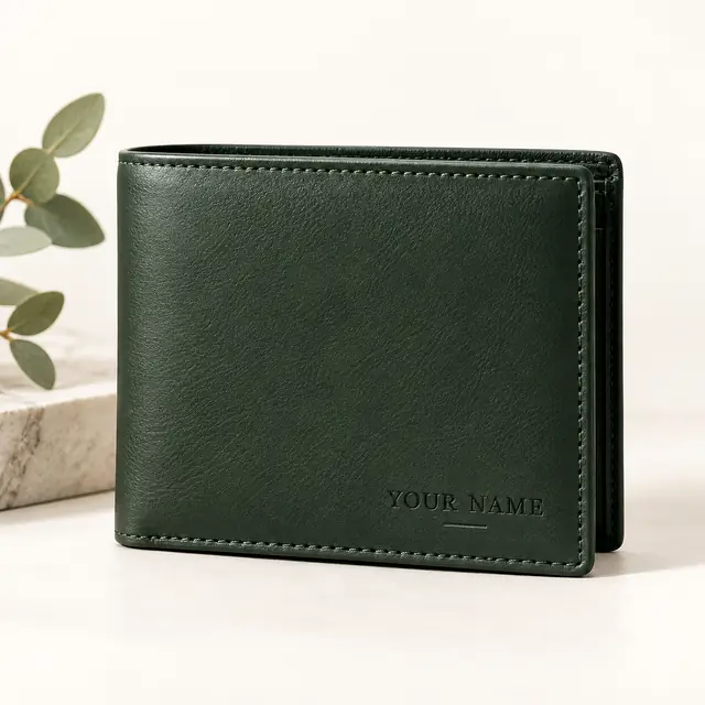 Premium custom leather wallet