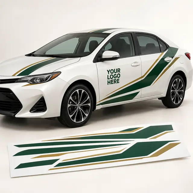 Premium custom vehicle branding decals