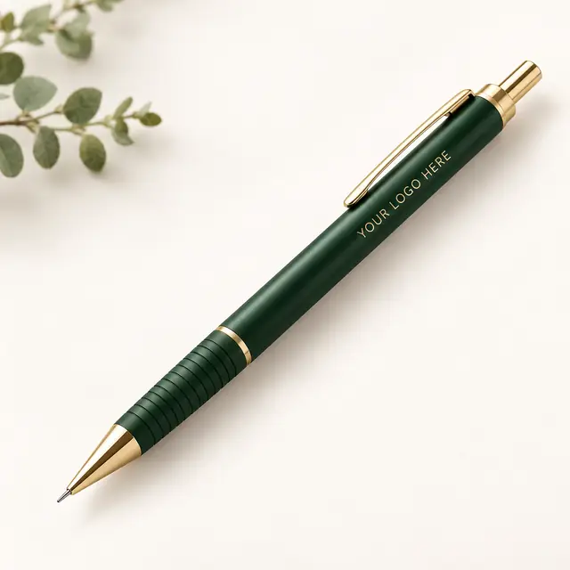 Premium forest green mechanical pencil